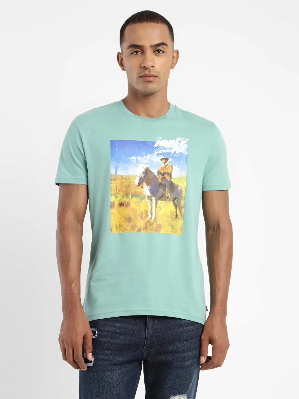 Men's Graphic Printed Slim Fit T-Shirt 1