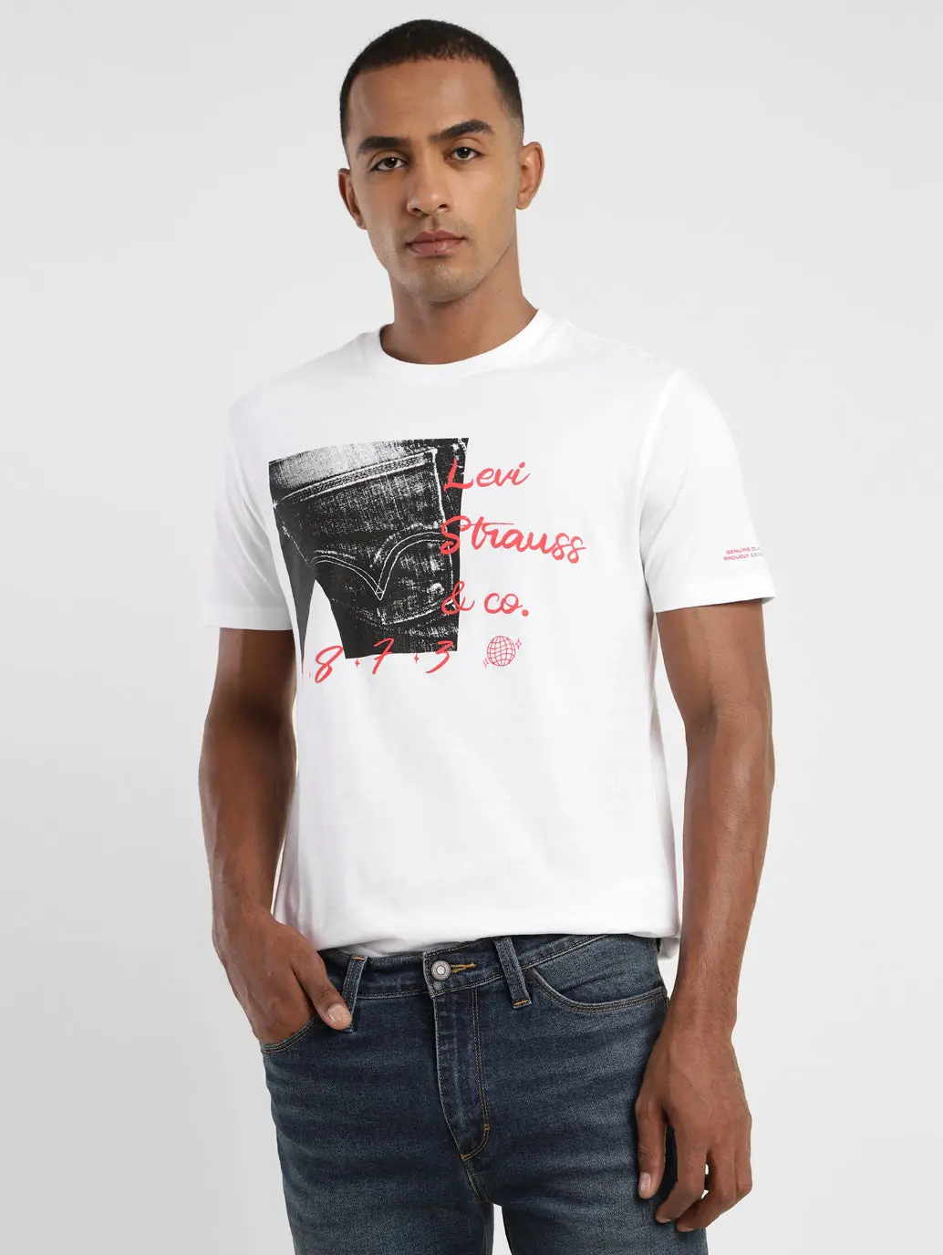 Men's Graphic Print Slim Fit T-Shirt 2