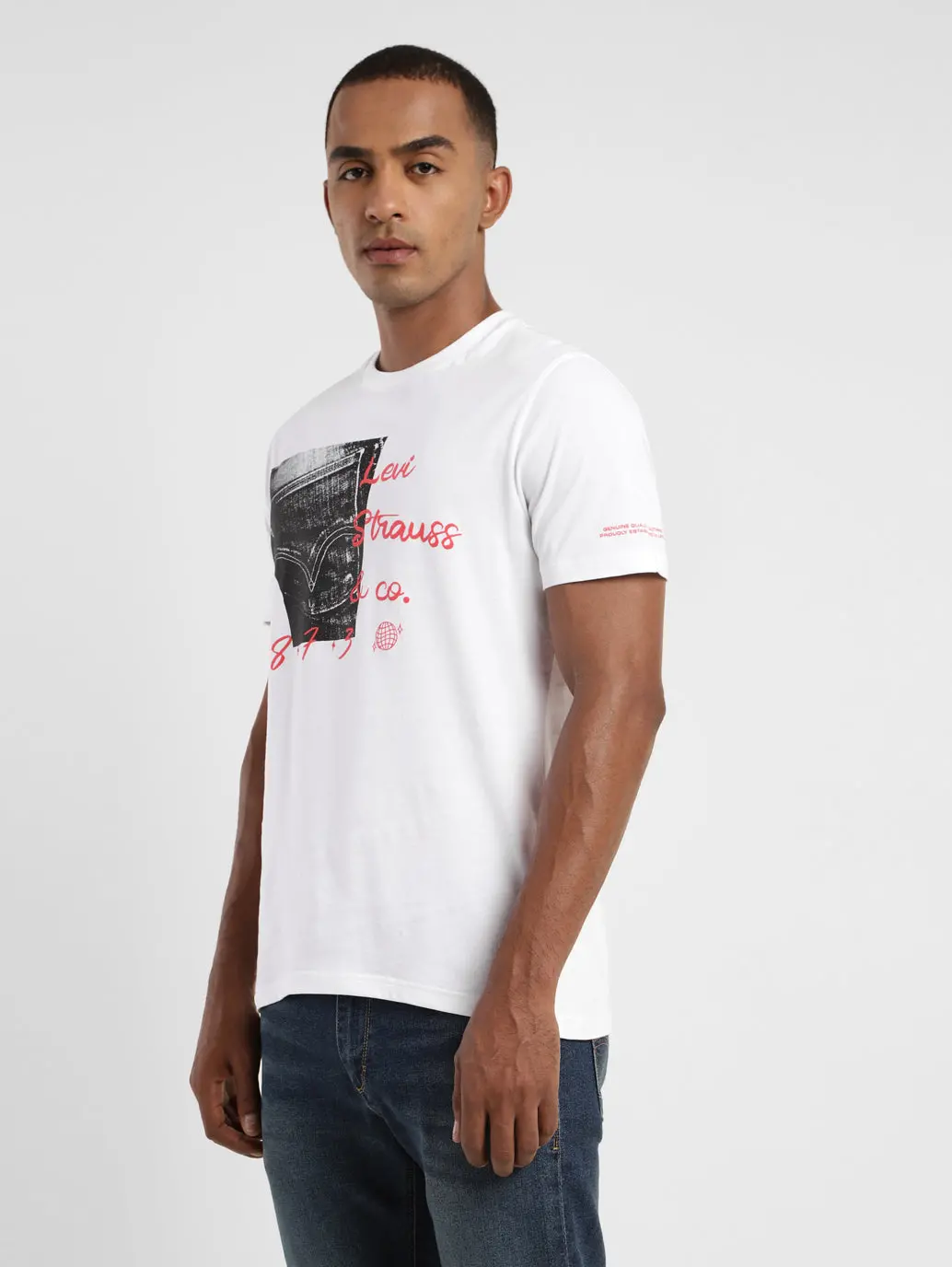 Men's Graphic Print Slim Fit T-Shirt 4