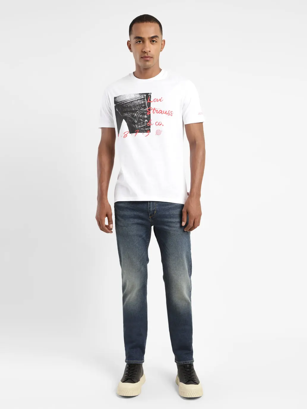 Men's Graphic Print Slim Fit T-Shirt 6