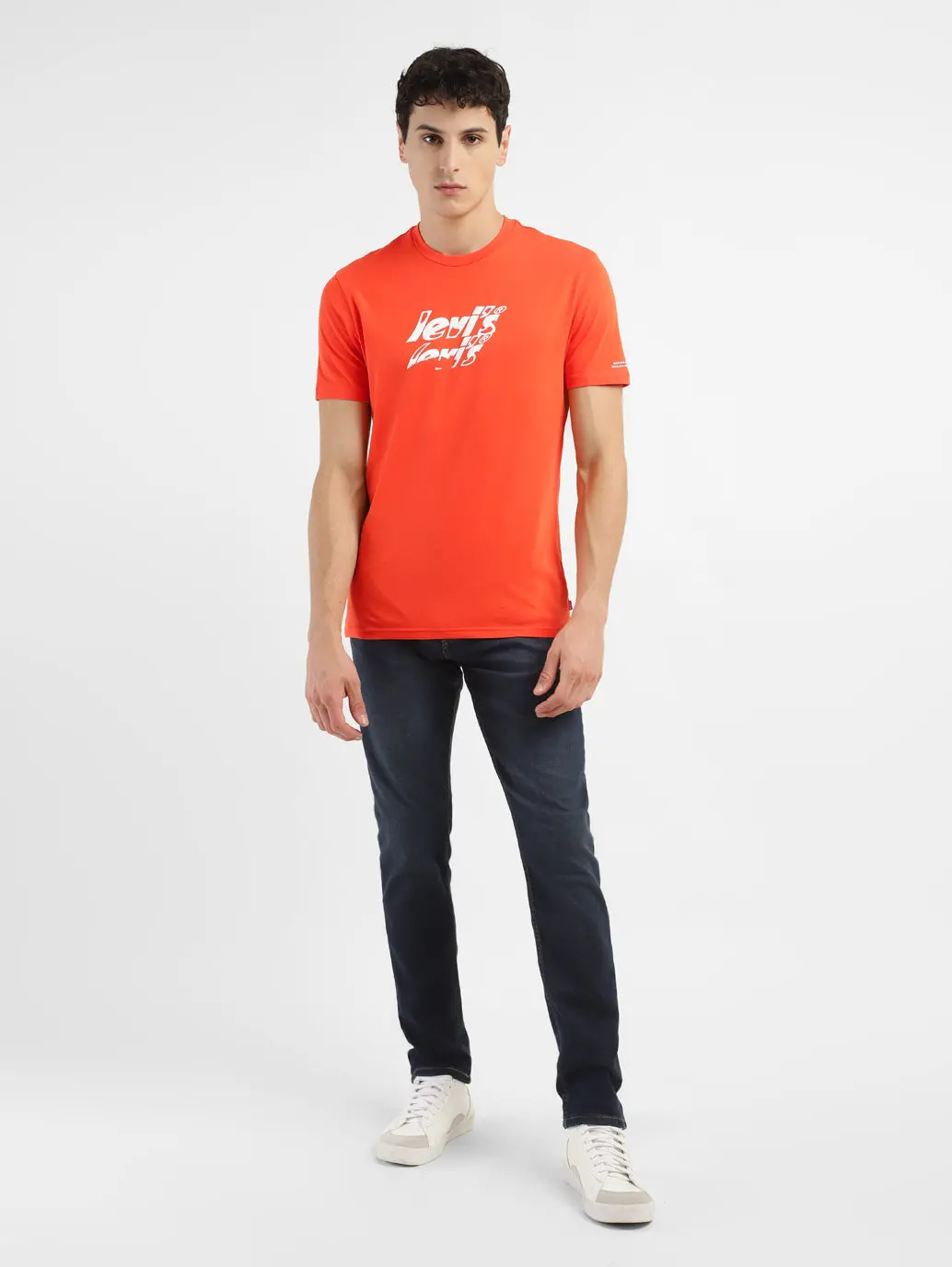 Men's Brand Logo Loose Fit T-Shirt 1