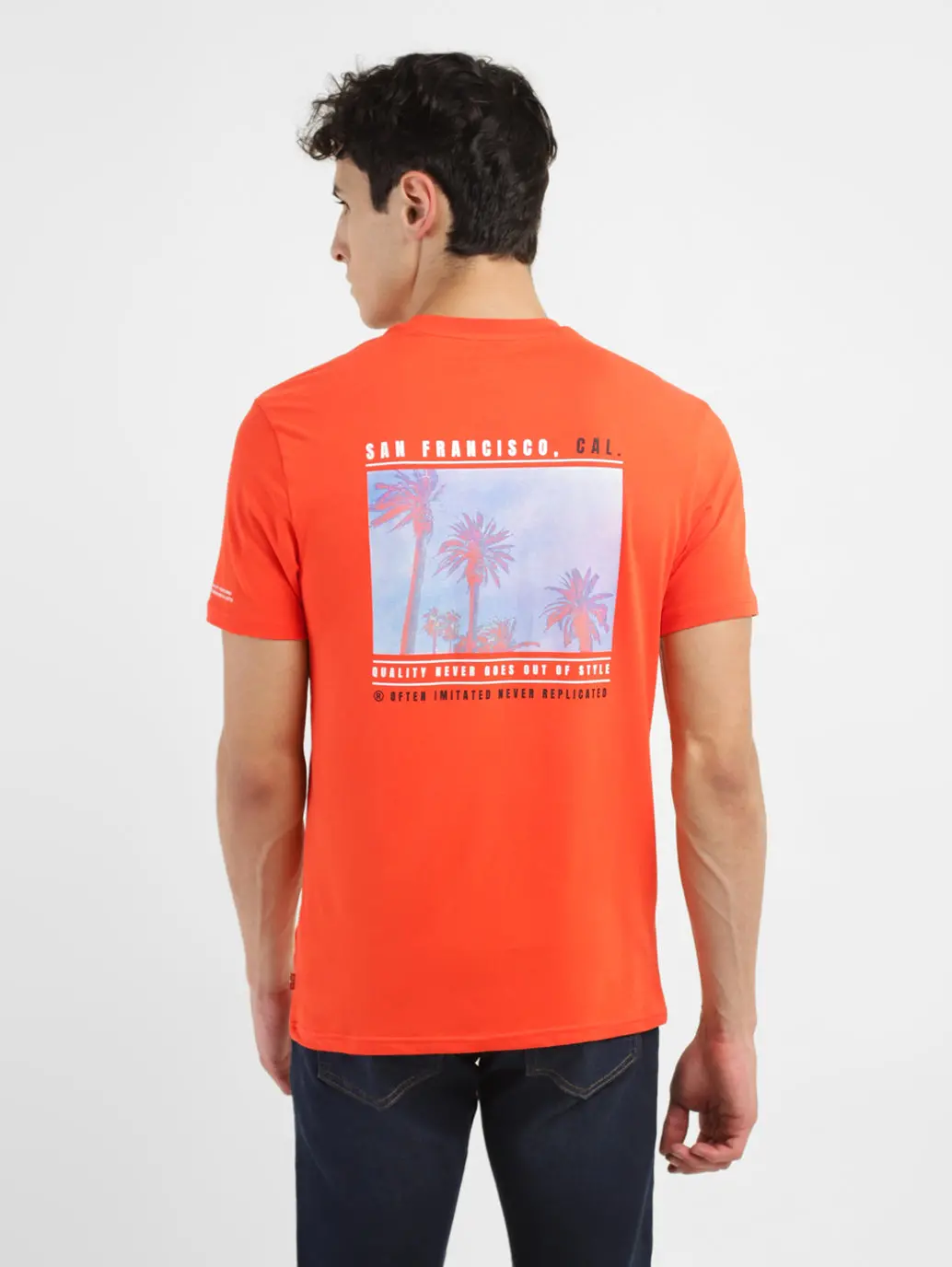 Men's Brand Logo Loose Fit T-Shirt 3