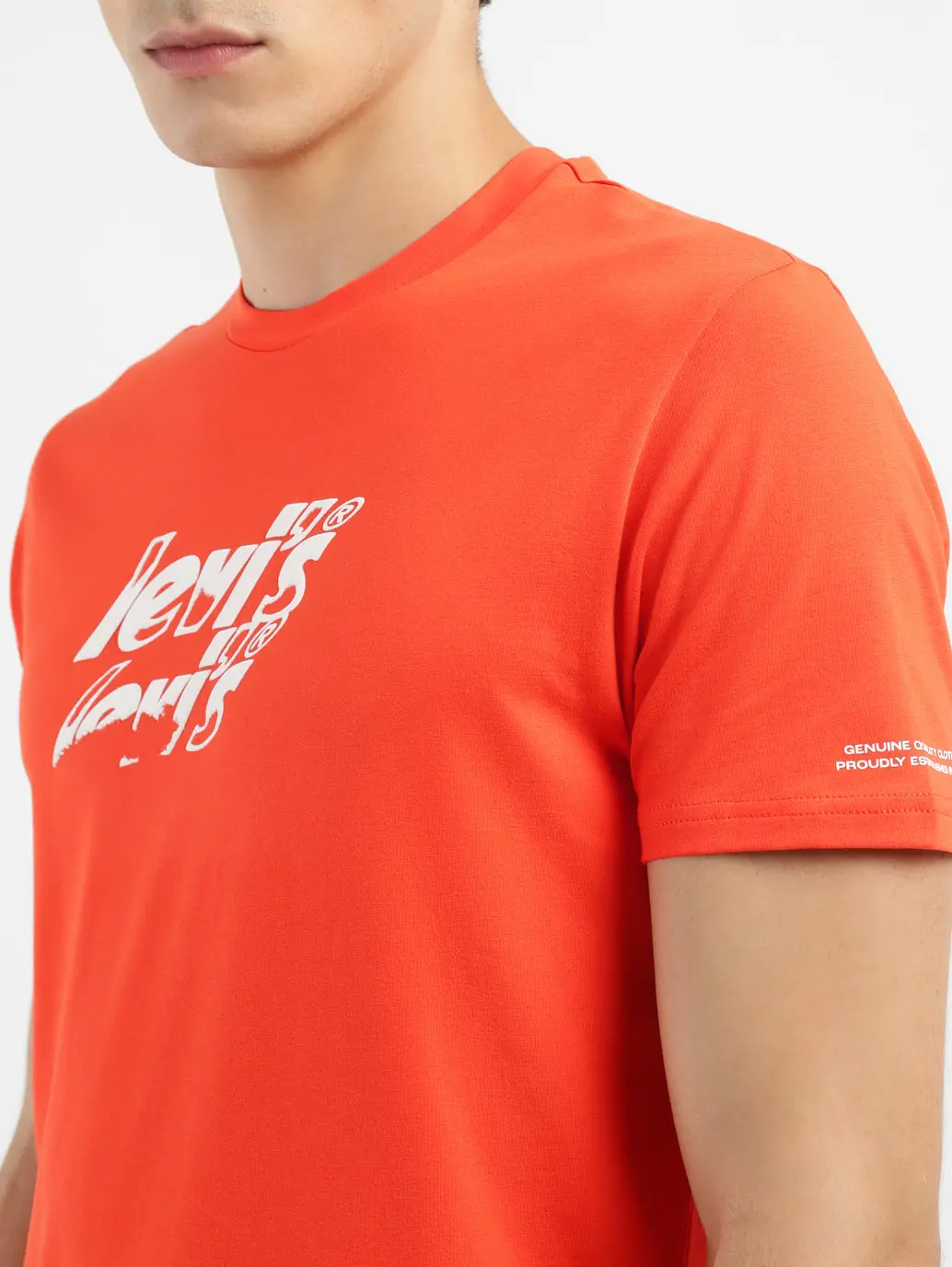Men's Brand Logo Loose Fit T-Shirt 5