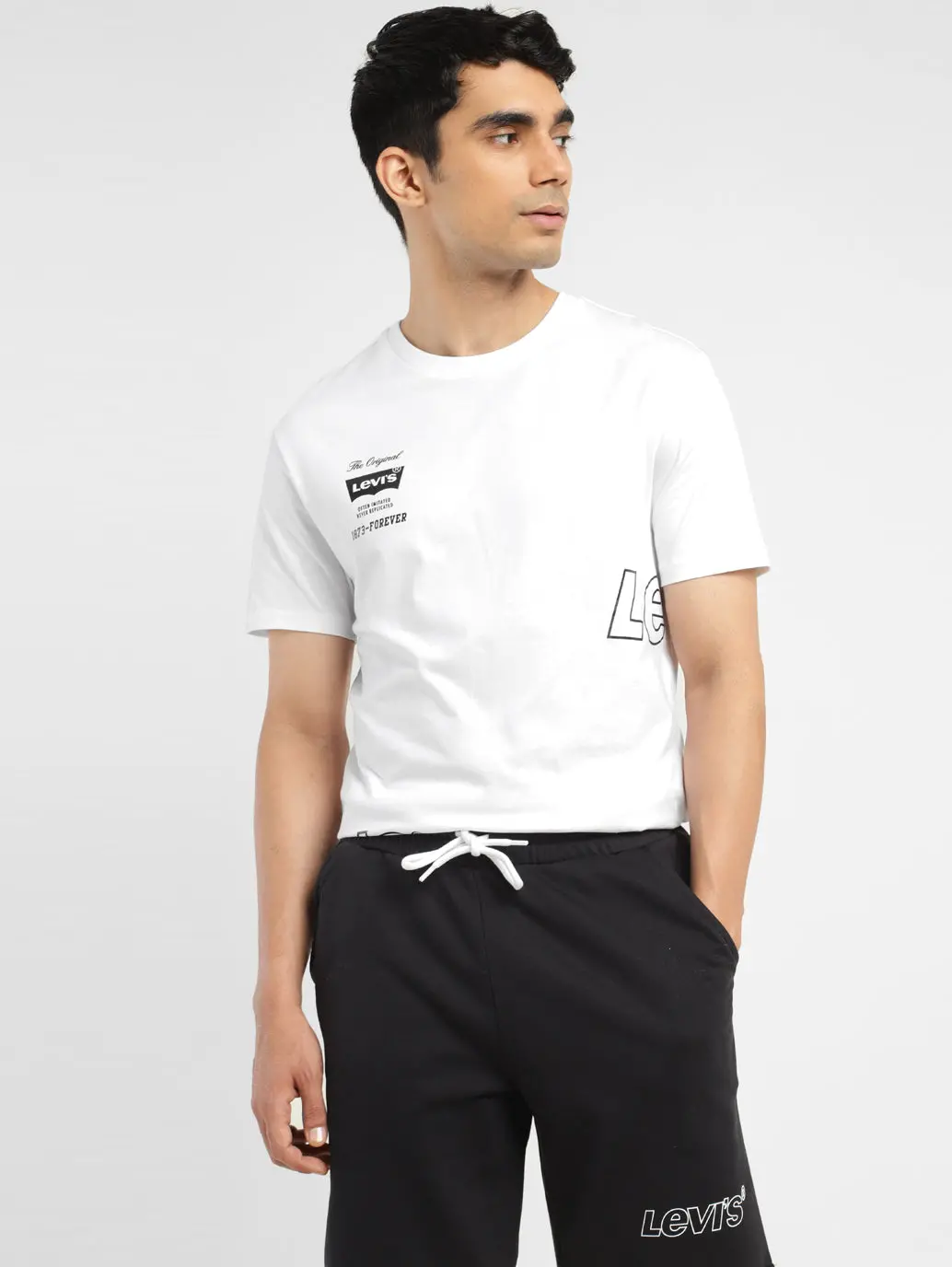 Men's Brand Logo Crew Neck T-Shirt 1