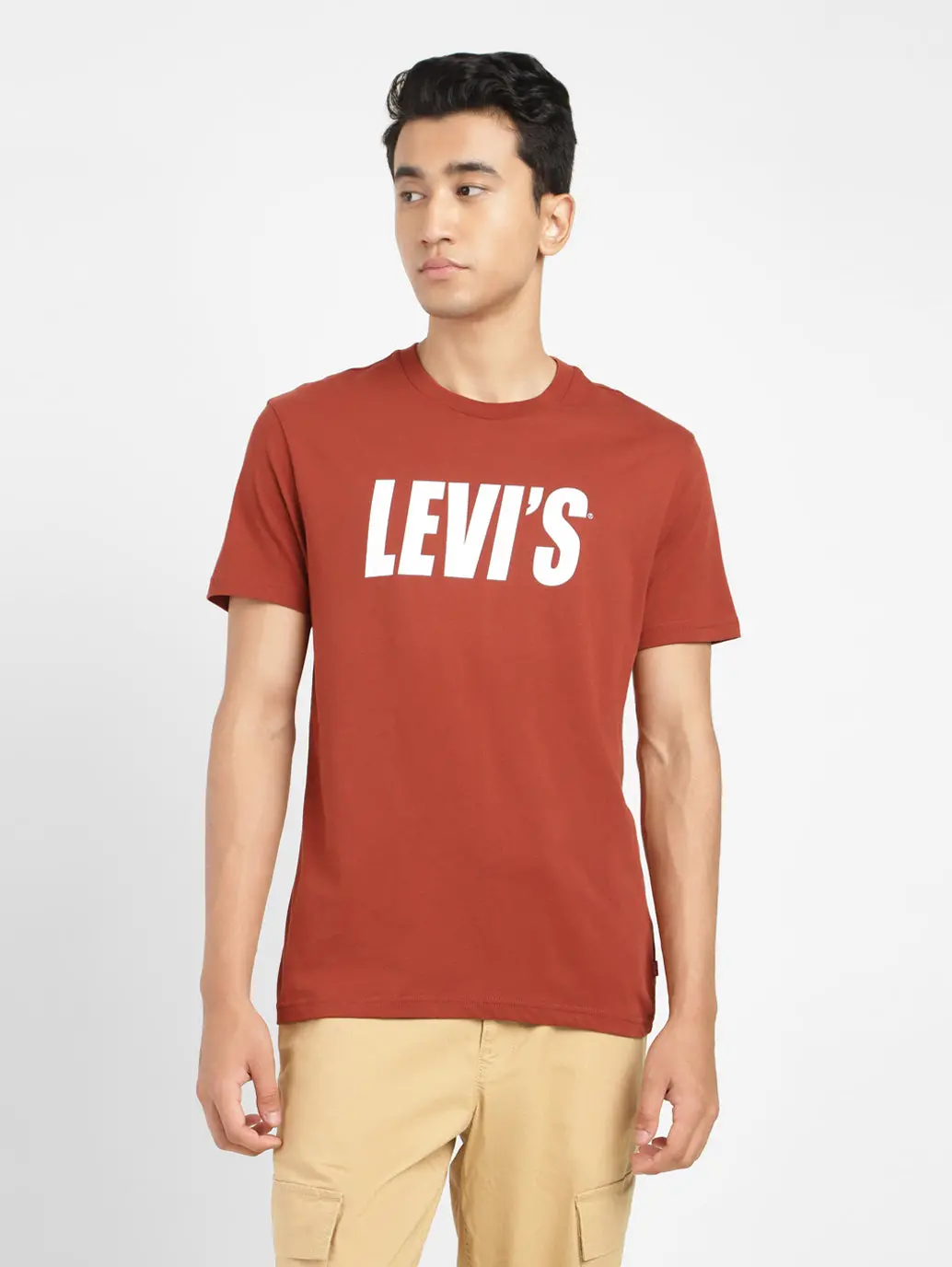 Men's Brand Logo Crew Neck T-Shirt 1