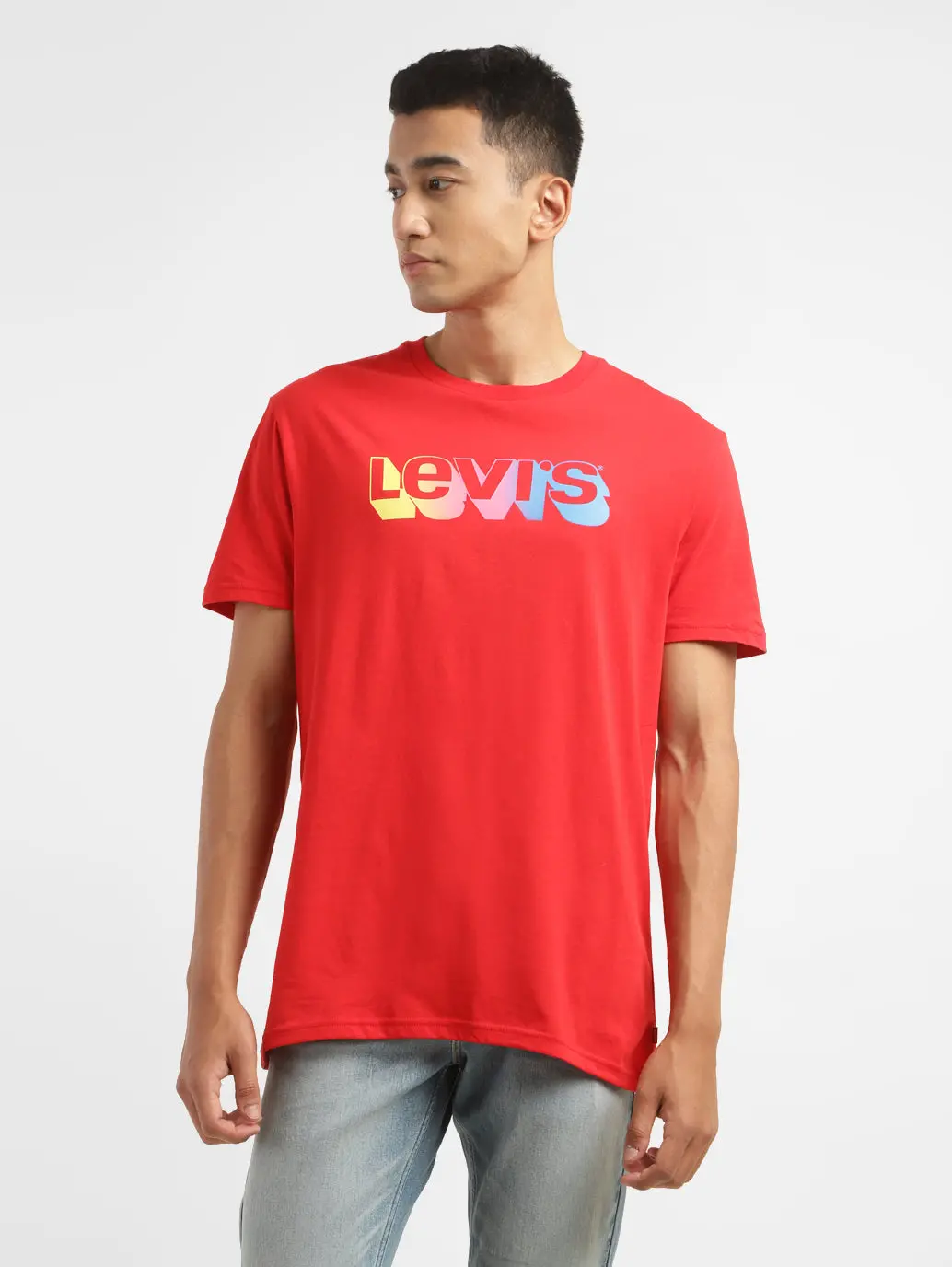 Men's Brand Logo Crew Neck T-Shirt 1