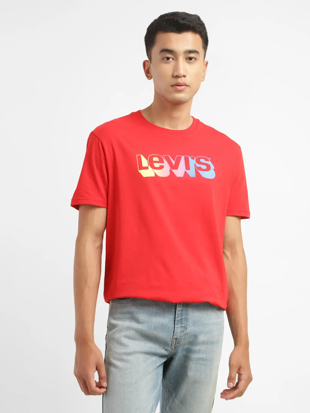 Men's Brand Logo Crew Neck T-Shirt 2