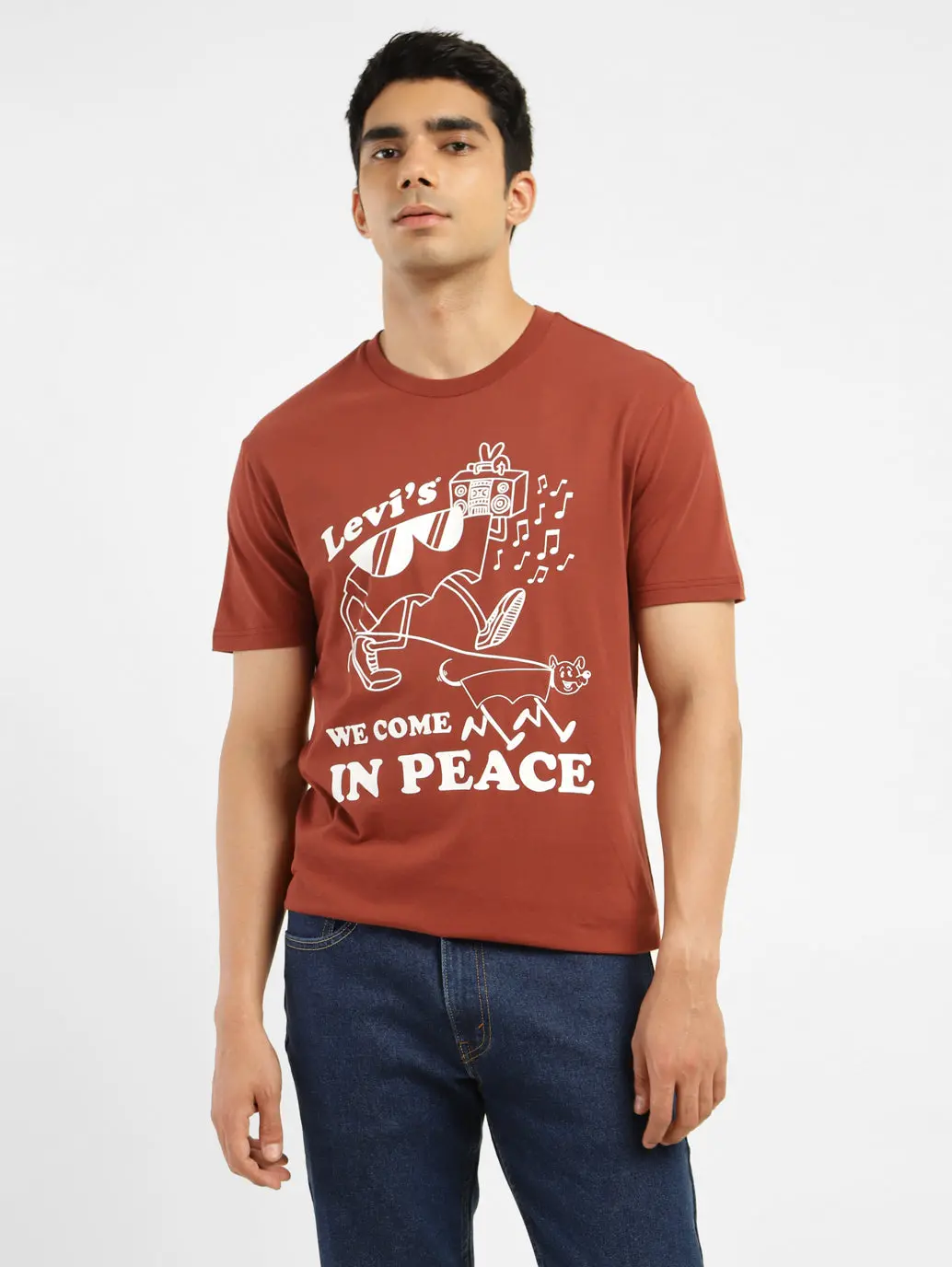 Men's Graphic Print Slim Fit T-Shirt 2