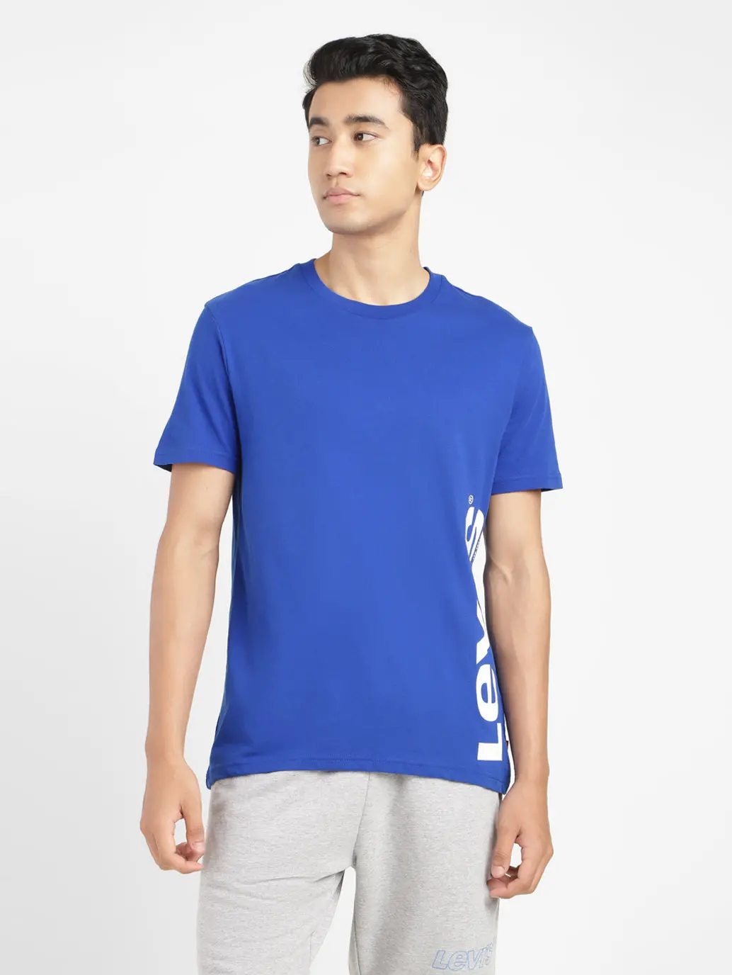 Men's Brand Logo Crew Neck T-Shirt 1