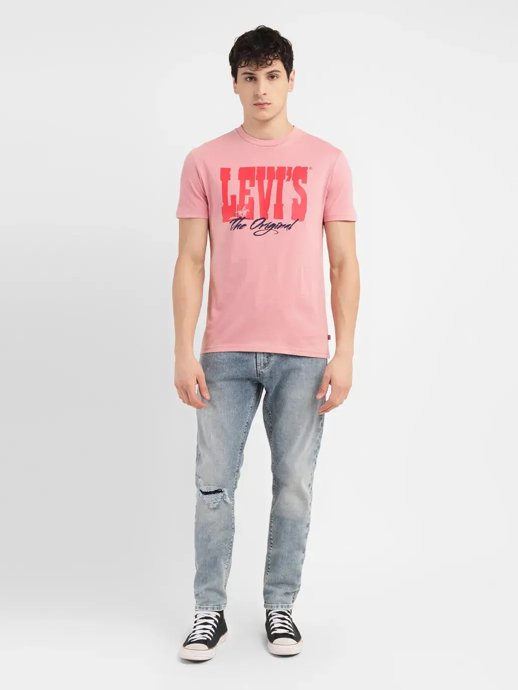 Men's Brand Logo Slim Fit T-Shirt 1