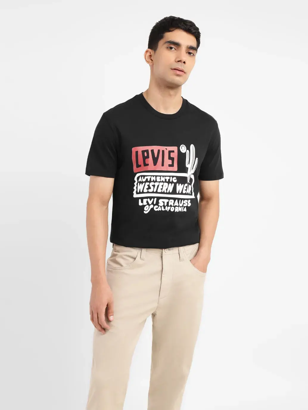 Men's Graphic Print Slim Fit T-Shirt 1