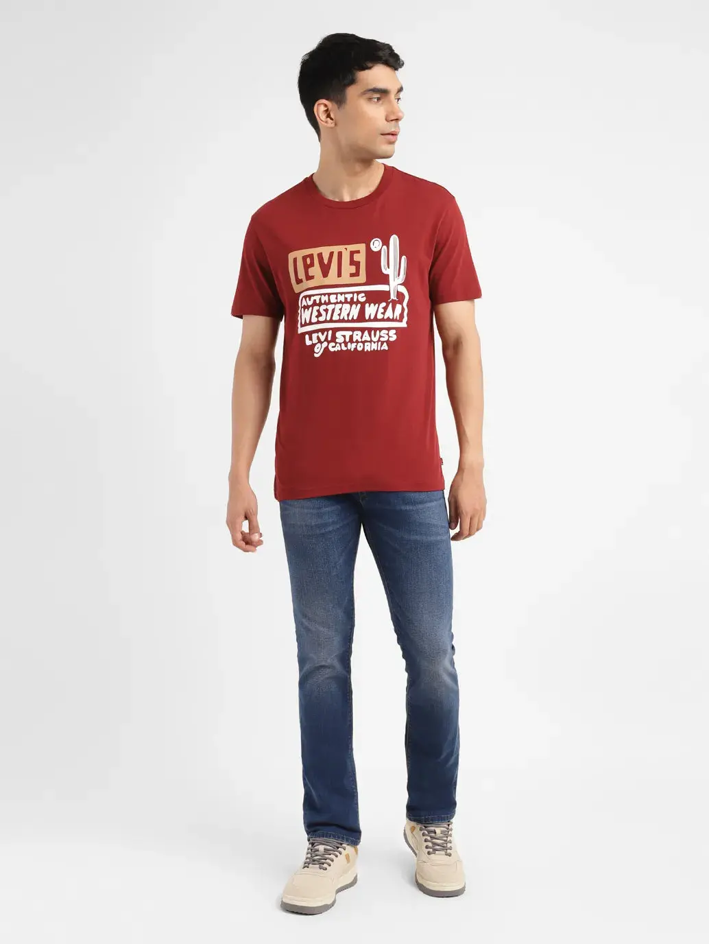 Men's Graphic Print Slim Fit T-Shirt 1