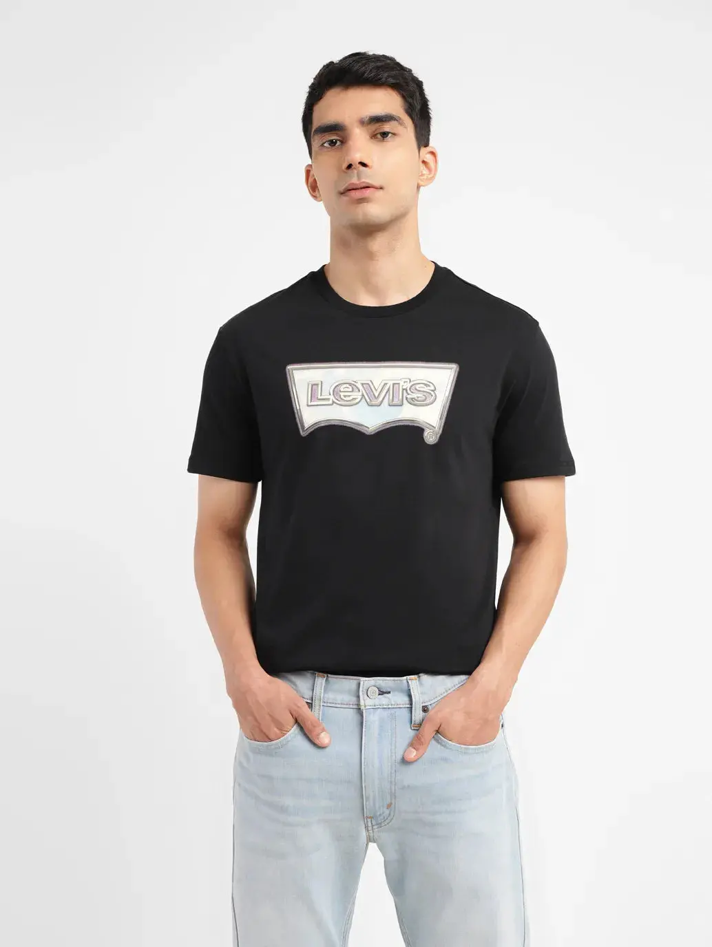 Men's Brand Logo Slim Fit T-Shirt 1