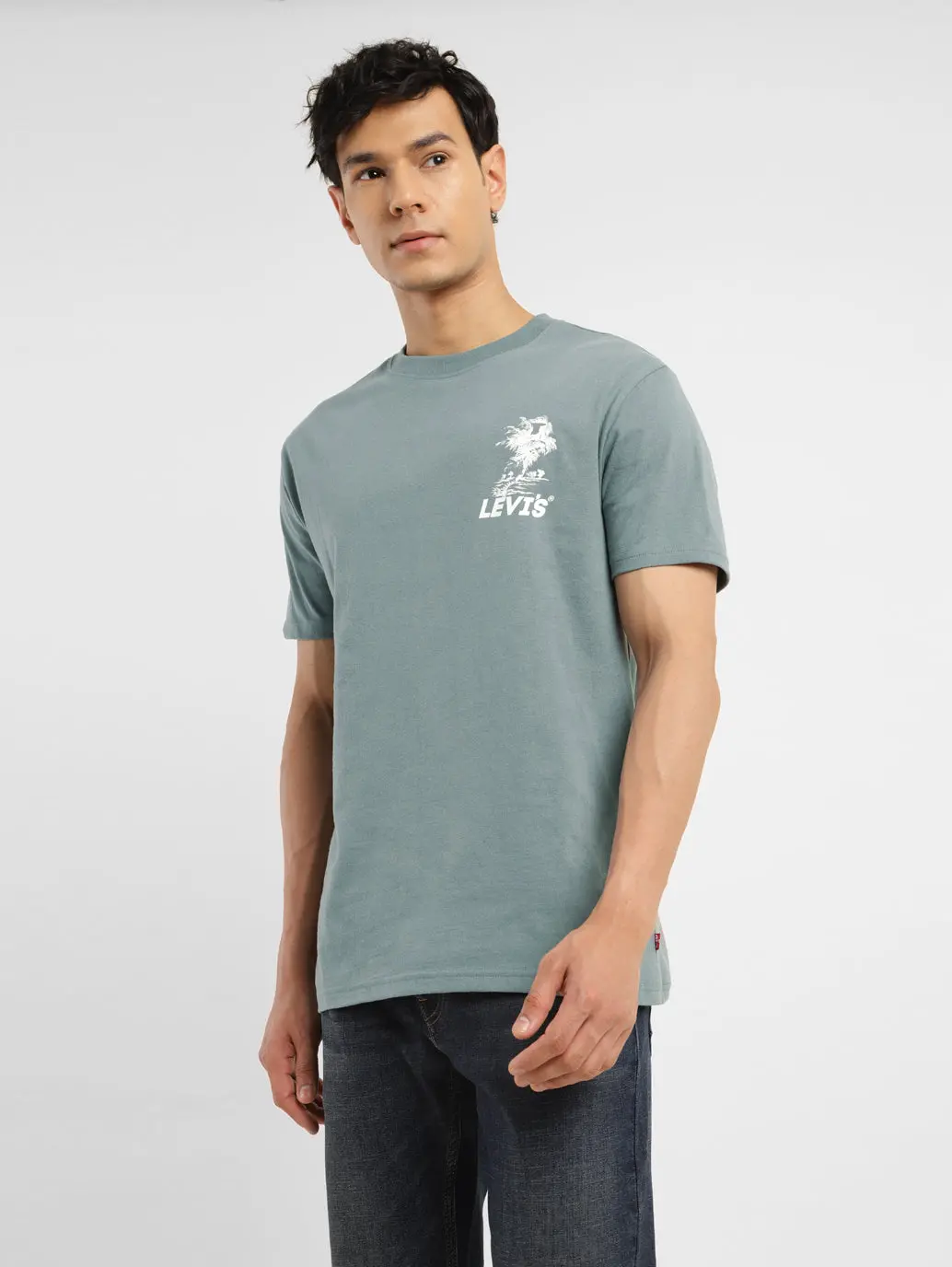 Men's Brand Logo Slim Fit T-Shirt 1