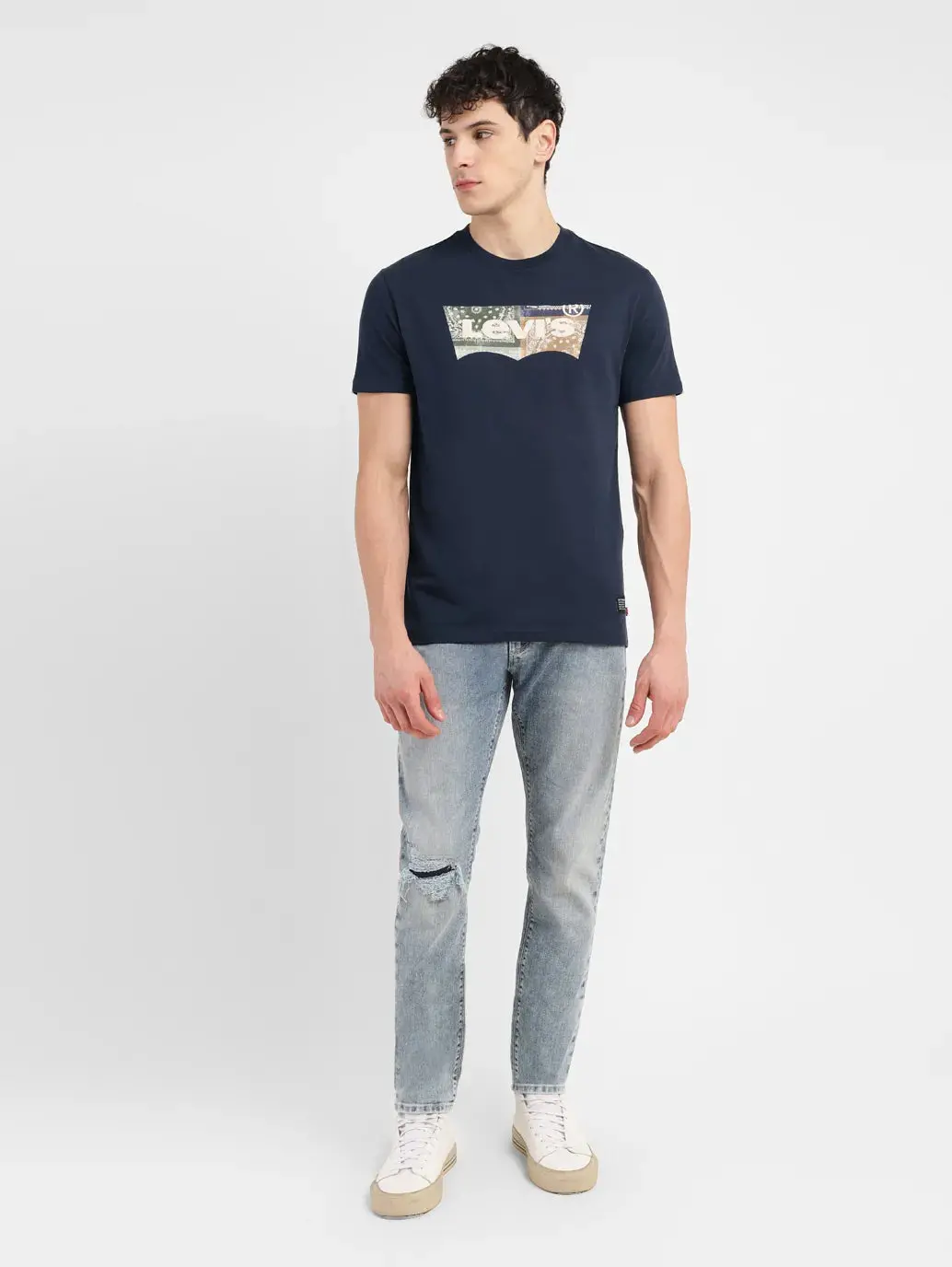 Men's Brand Logo Slim Fit T-Shirt 1