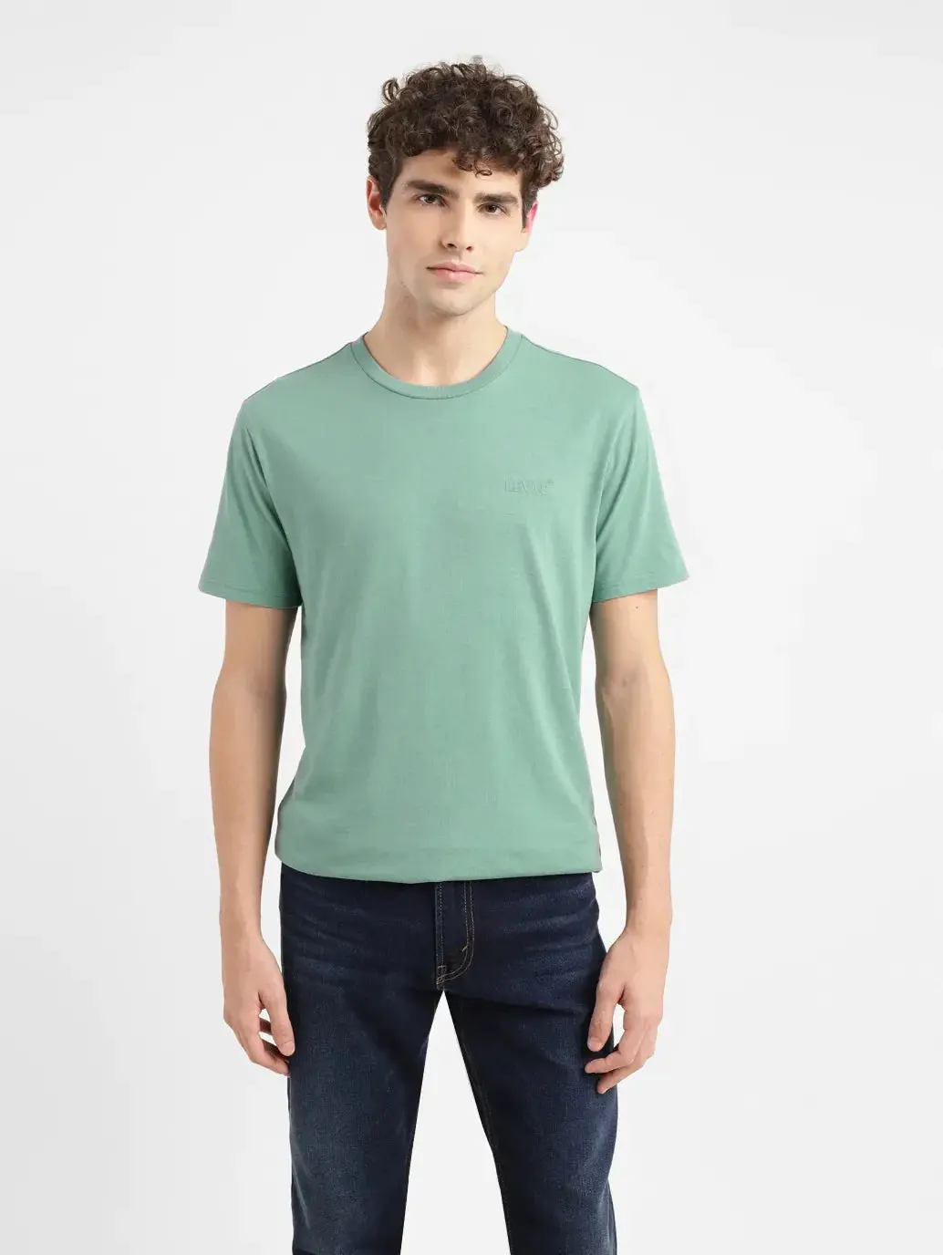 Men's Solid Slim Fit T-Shirt 1