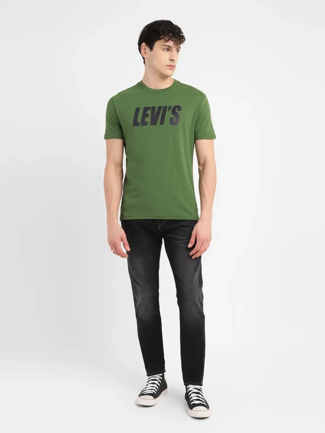 Men's Brand Logo Slim Fit T-Shirt 1