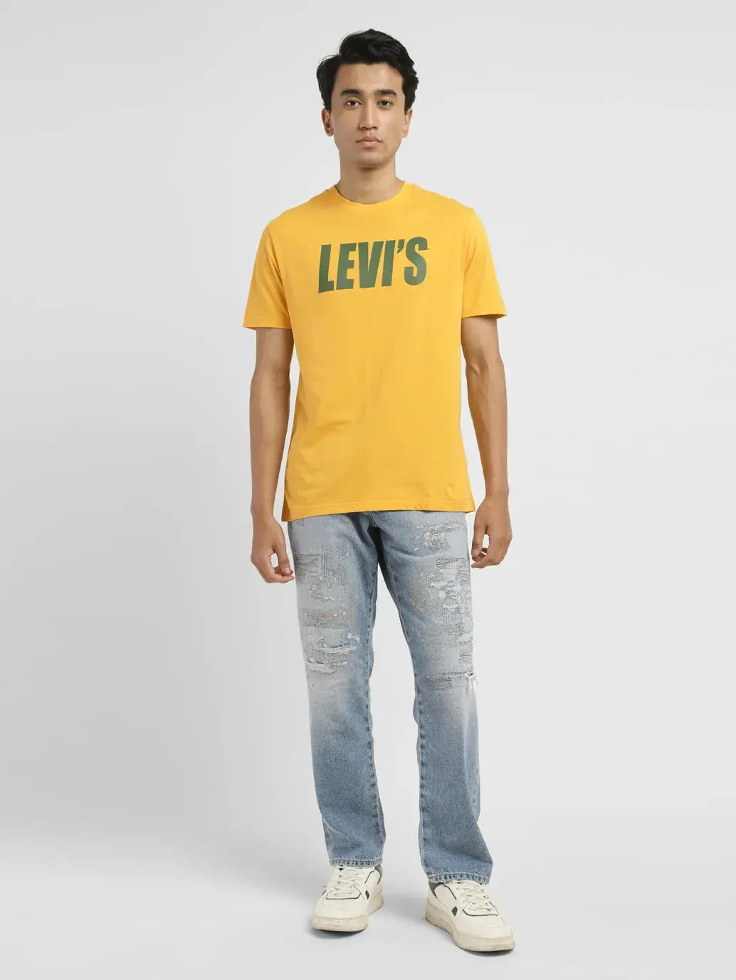 Men's Brand Logo Slim Fit T-Shirt 1