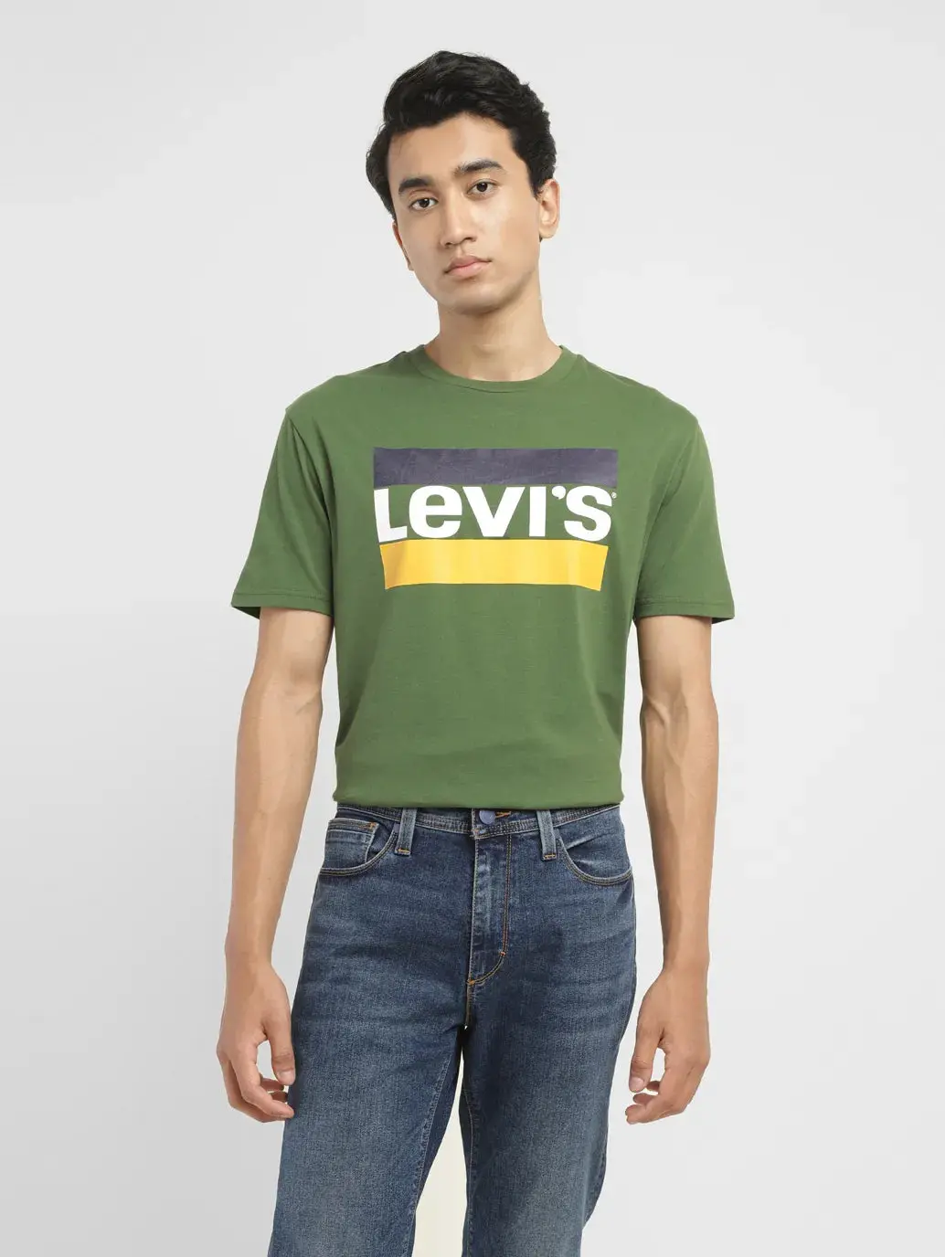 Men's Brand Logo Slim Fit T-Shirt 1
