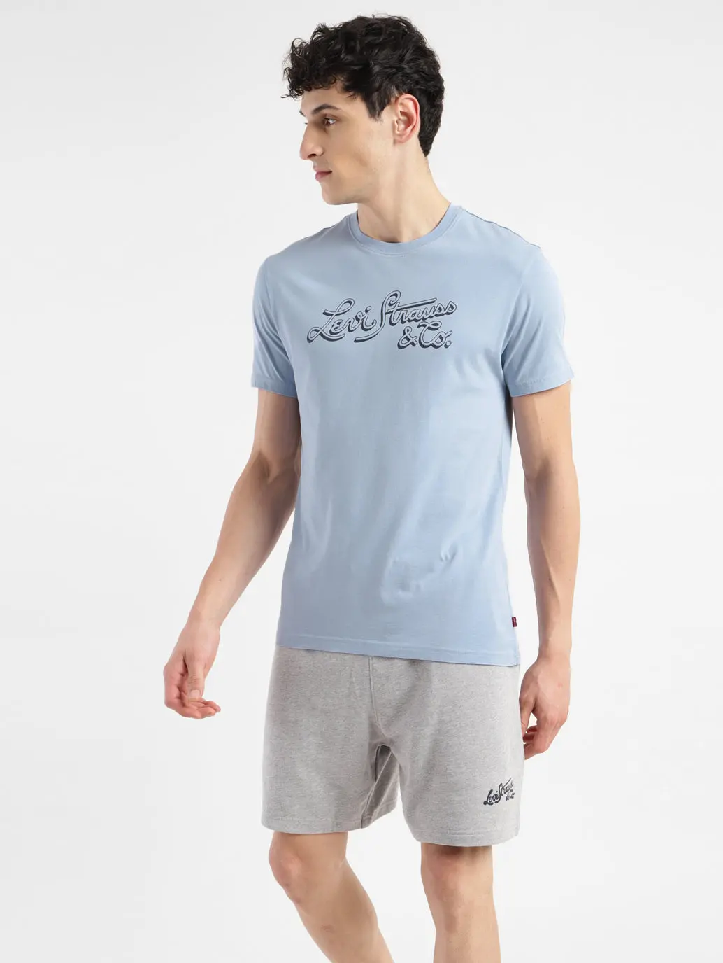 Men's Brand Logo Crew Neck T-Shirt 2