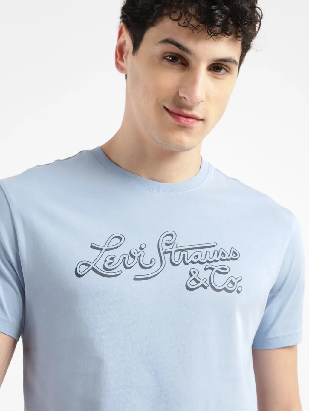 Men's Brand Logo Crew Neck T-Shirt 5