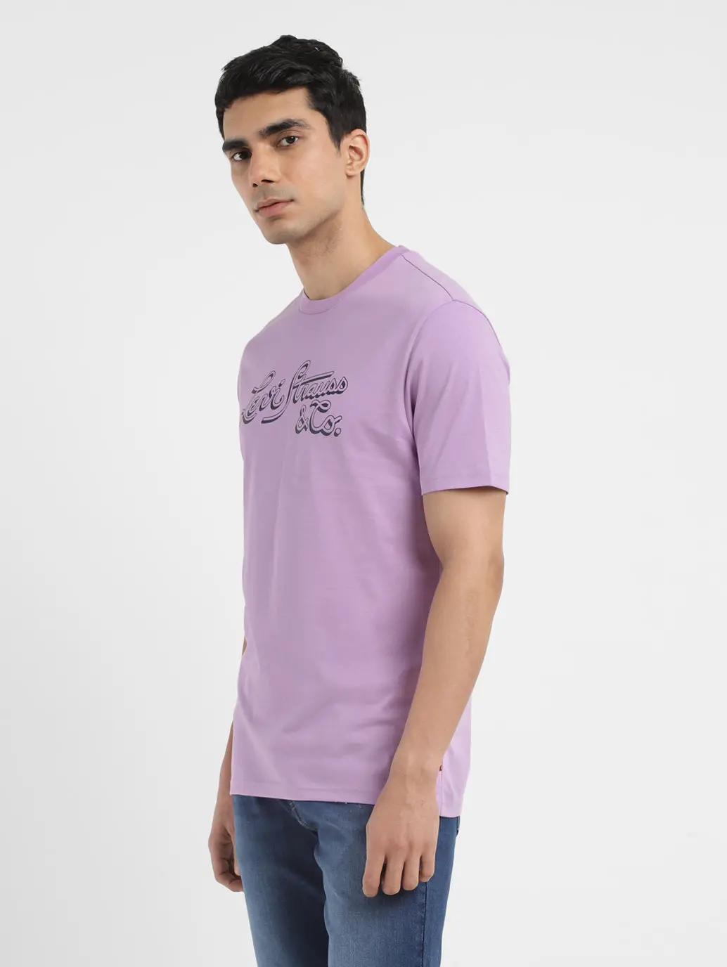 Men's Brand Logo Crew Neck T-Shirt 4