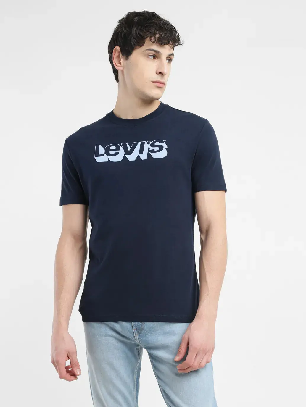Men's Brand Logo Crew Neck T-Shirt 1