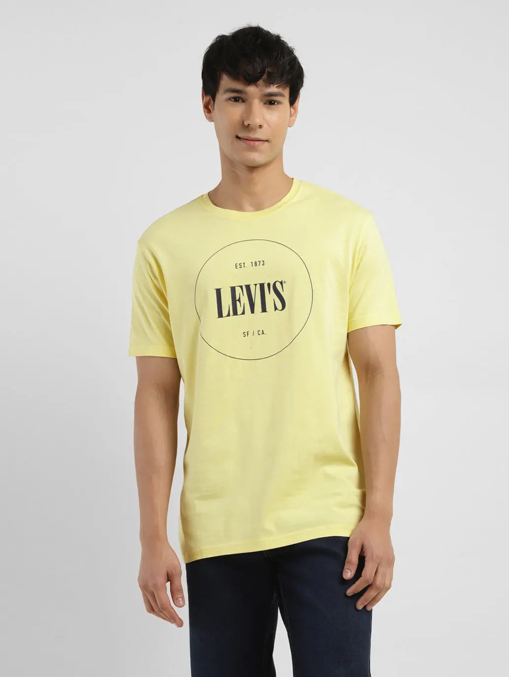 Men's Brand Logo Crew Neck T-Shirt 1