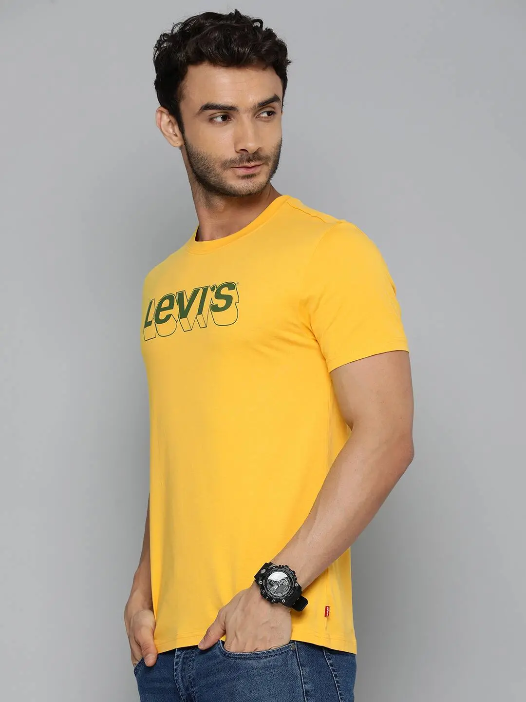 Men's Brand Logo Crew Neck T-Shirt 1