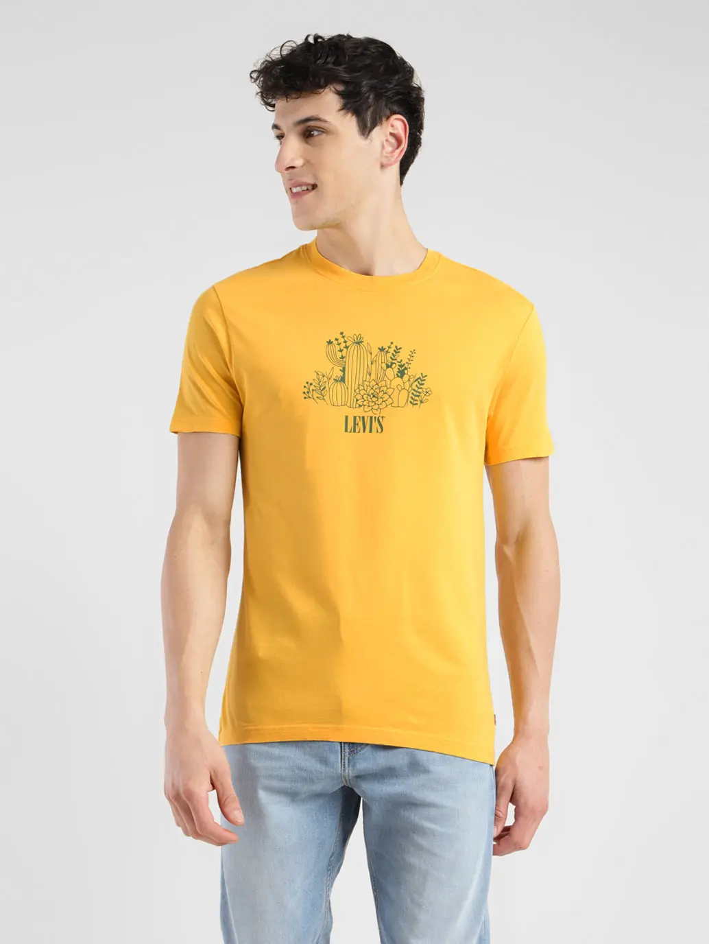 Men's Graphic Print Crew Neck T-Shirt 1