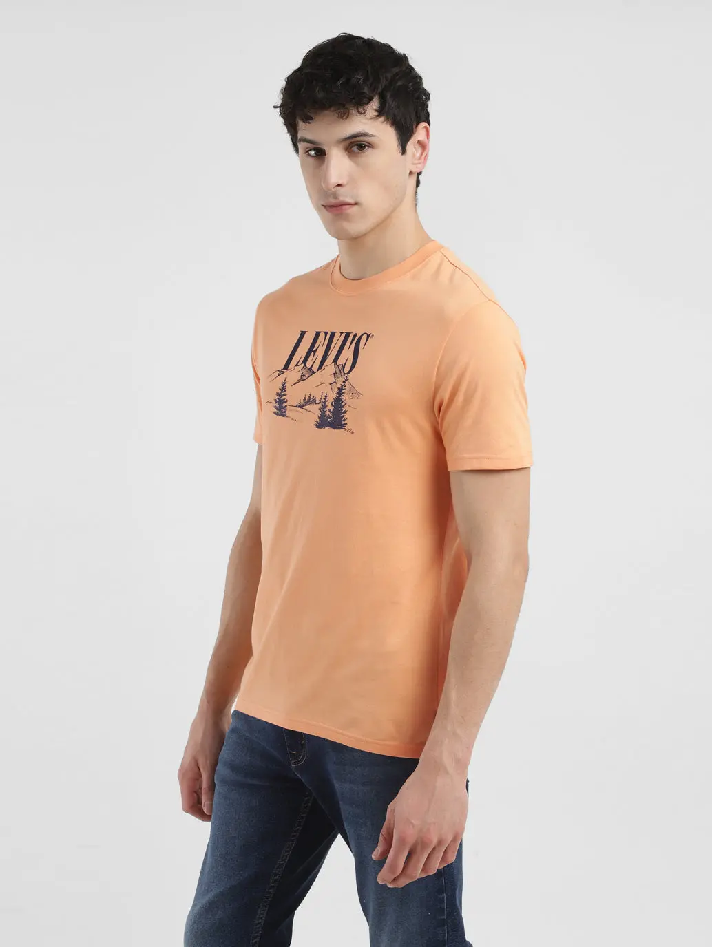 Men's Graphic Print Crew Neck T-Shirt 1