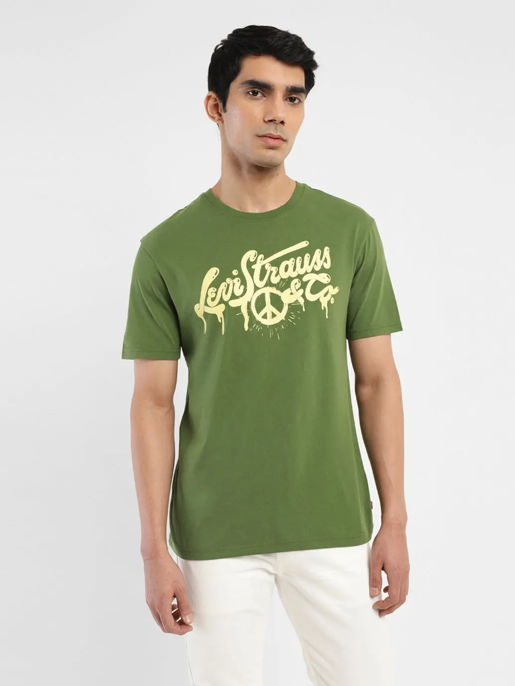 Men's Graphic Print Crew Neck T-Shirt 1