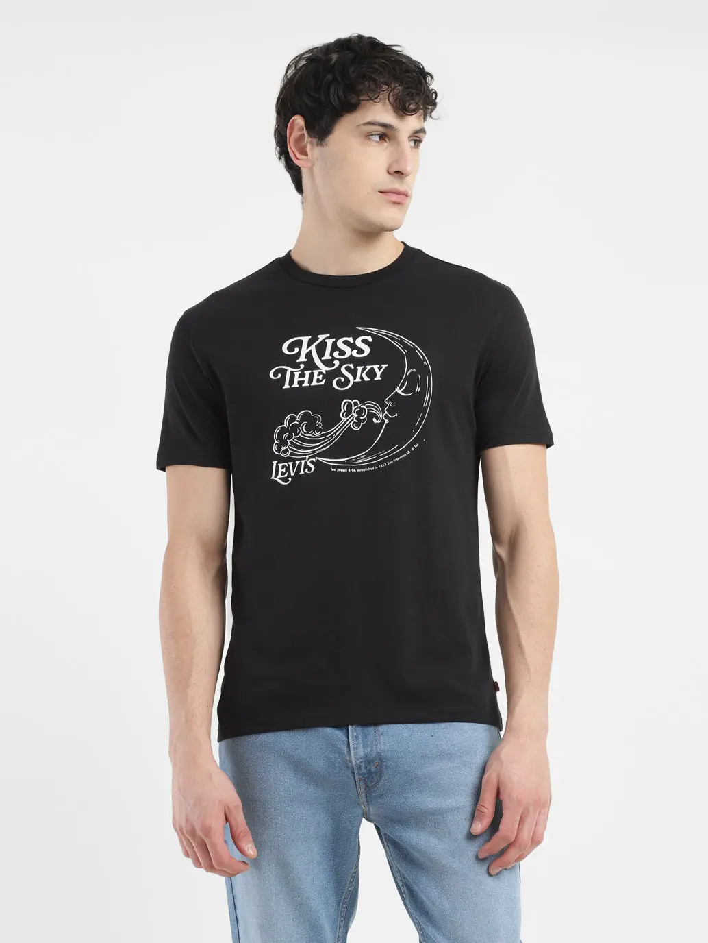 Men's Graphic Print Crew Neck T-Shirt 2
