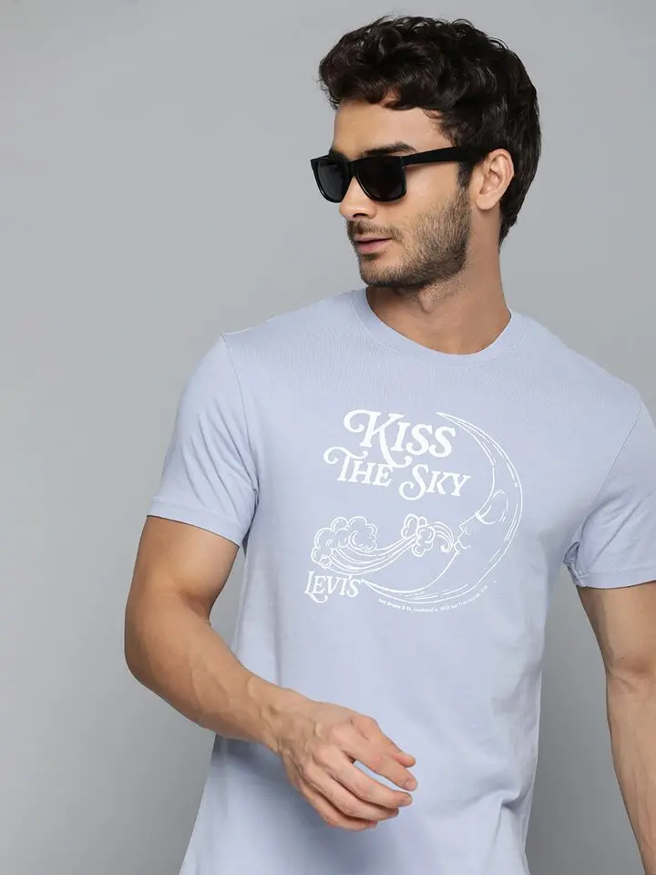 Men's Graphic Print Crew Neck T-Shirt 2