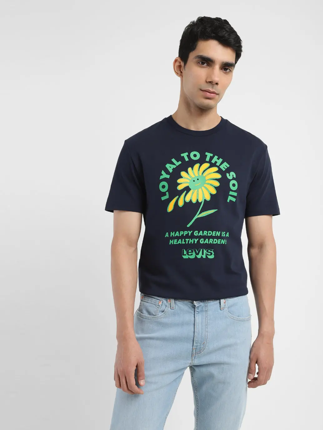 Men's Graphic Print Crew Neck T-Shirt 1