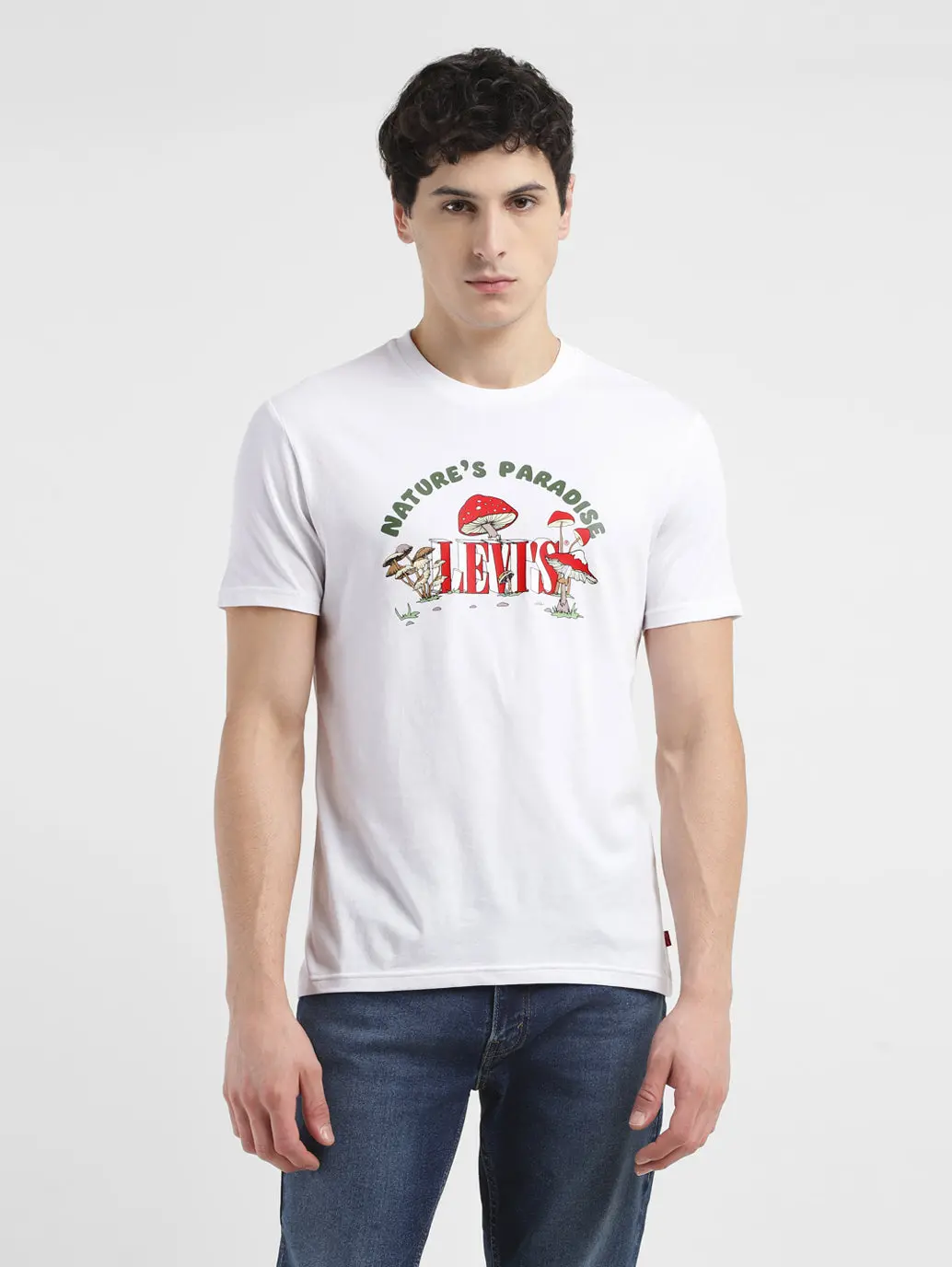 Men's Graphic Print Crew Neck T-Shirt 2