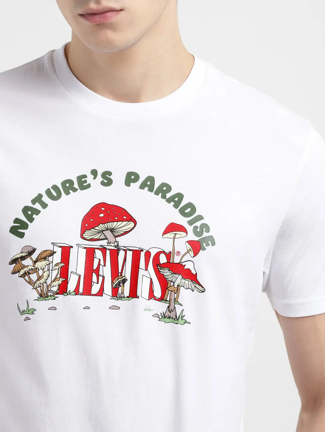 Men's Graphic Print Crew Neck T-Shirt 5