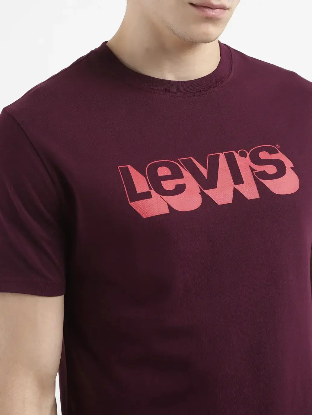 Men's Brand Logo Crew Neck T Shirt 5