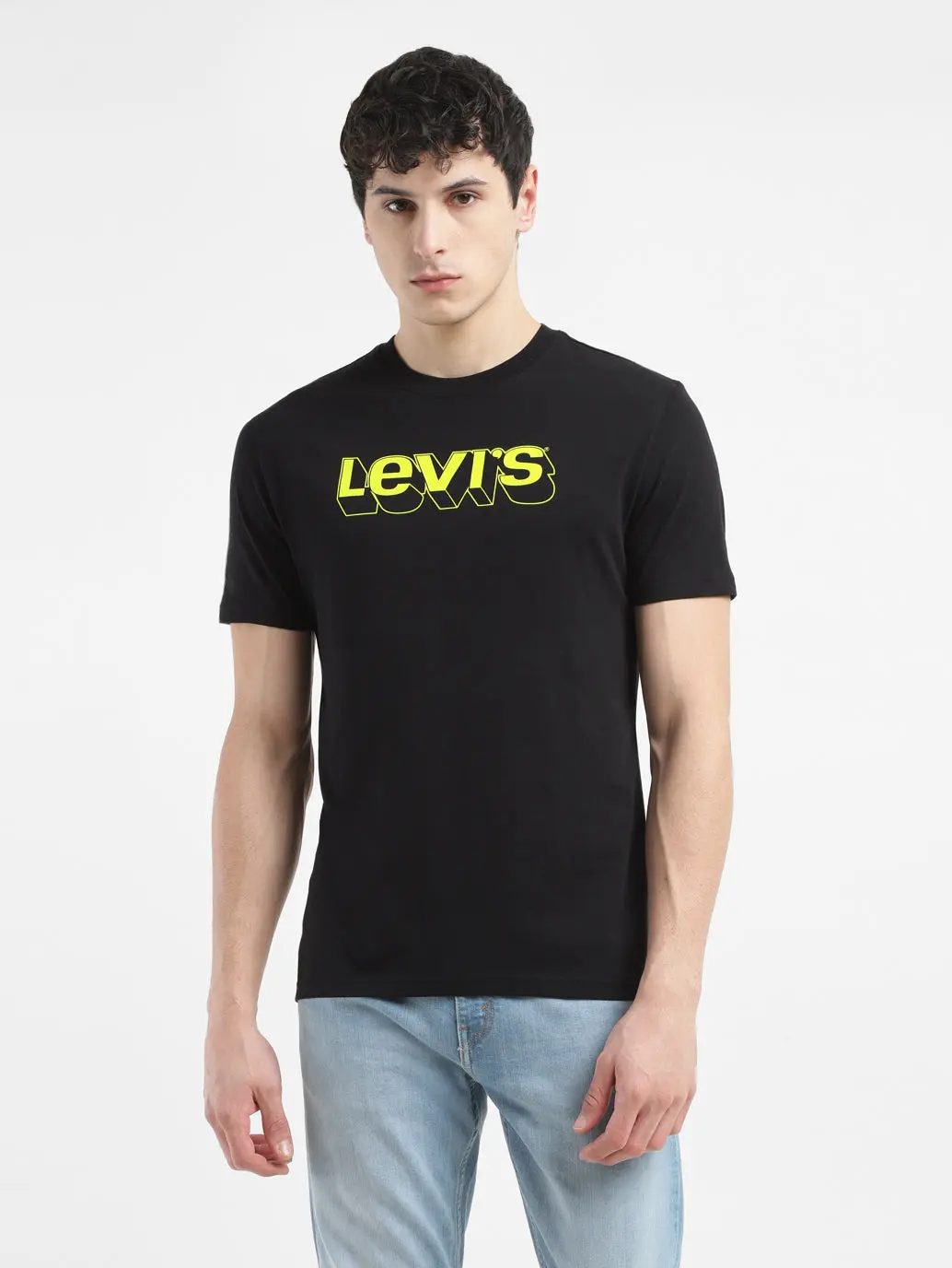 Men's Brand Logo Crew Neck T-Shirt 1