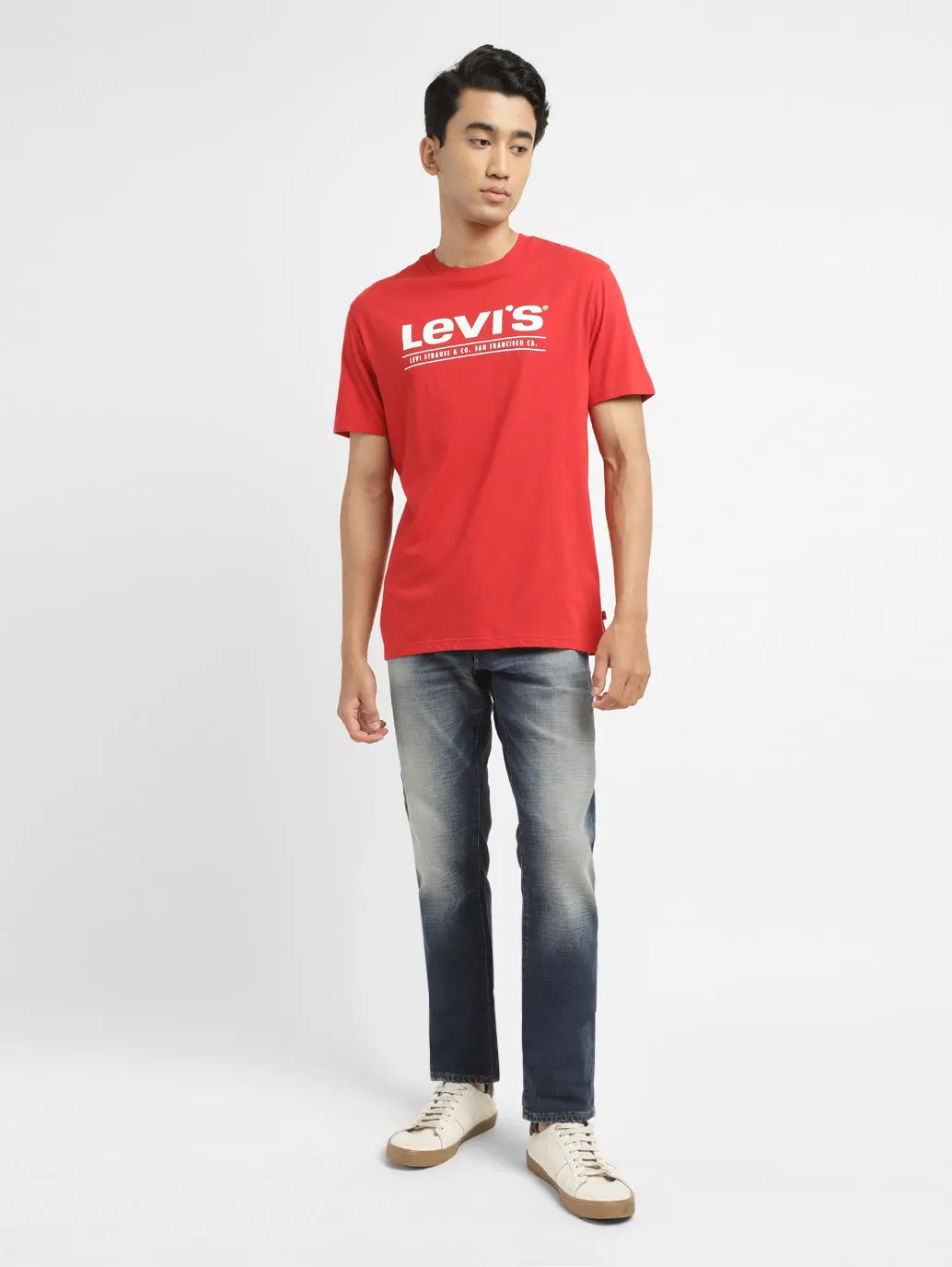 Men's Brand Logo Slim Fit T-Shirt 1