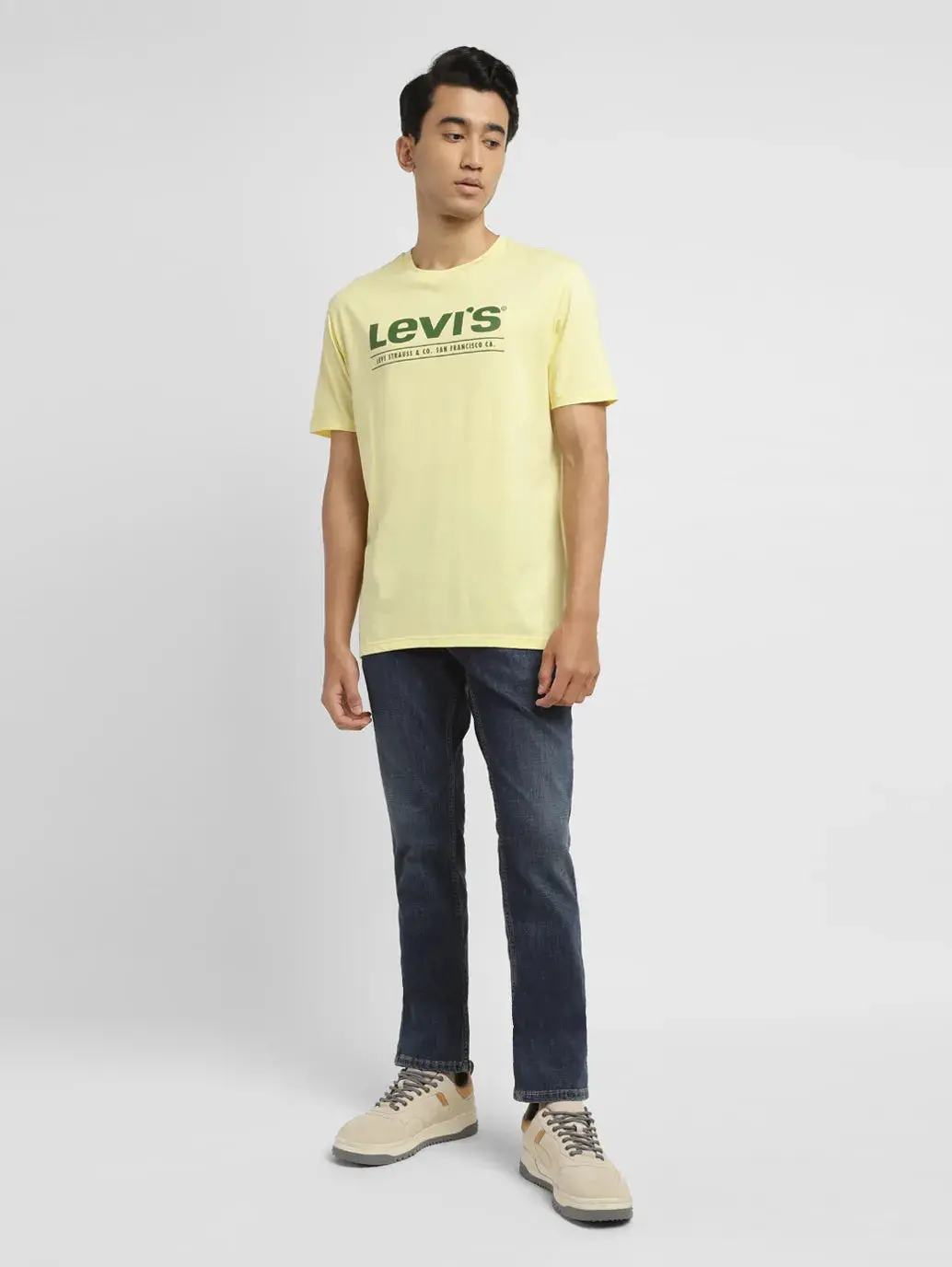 Men's Brand Logo Slim Fit T-Shirt 1