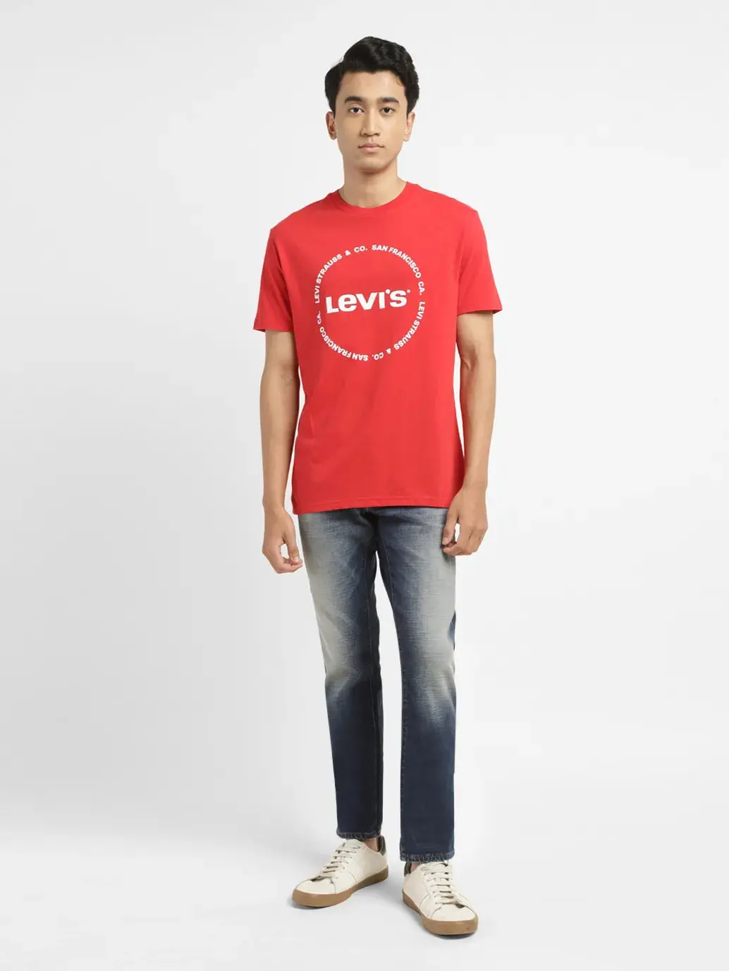 Men's Brand Logo Slim Fit T-Shirt 1