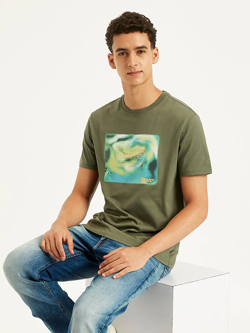 Men's Graphic Print Slim Fit T-Shirt 1