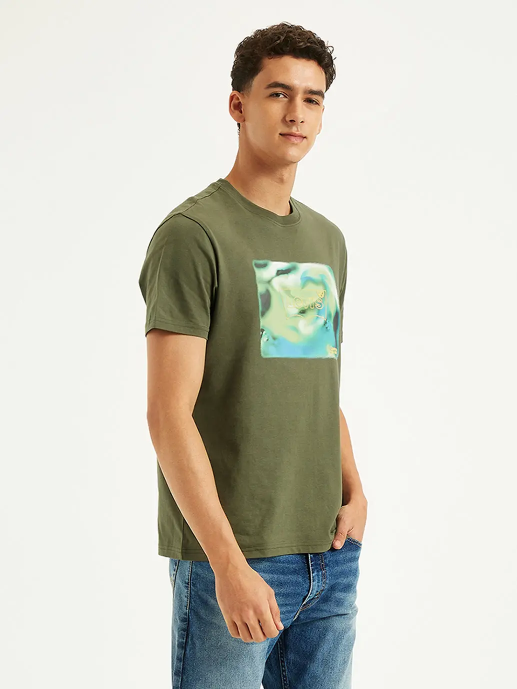 Men's Graphic Print Slim Fit T-Shirt 5