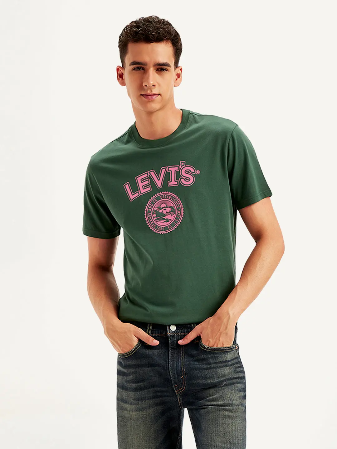 Men's Graphic Print Slim Fit T-Shirt 1