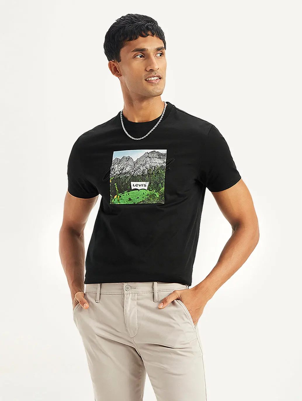 Men's Graphic Print Slim Fit T-Shirt 1