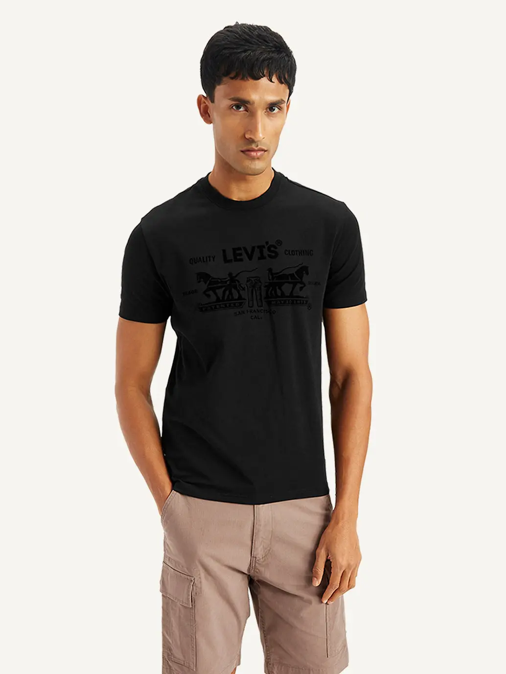 Men's Brand Logo Slim Fit T-Shirt 1