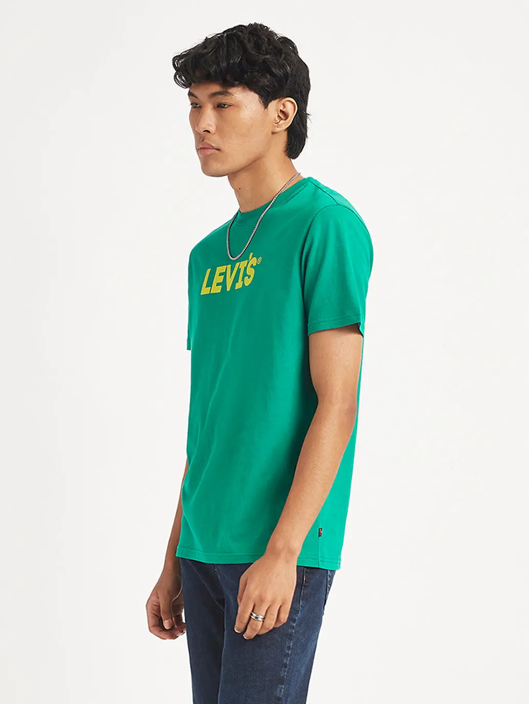 Men's Brand Logo Slim Fit T-Shirt 1
