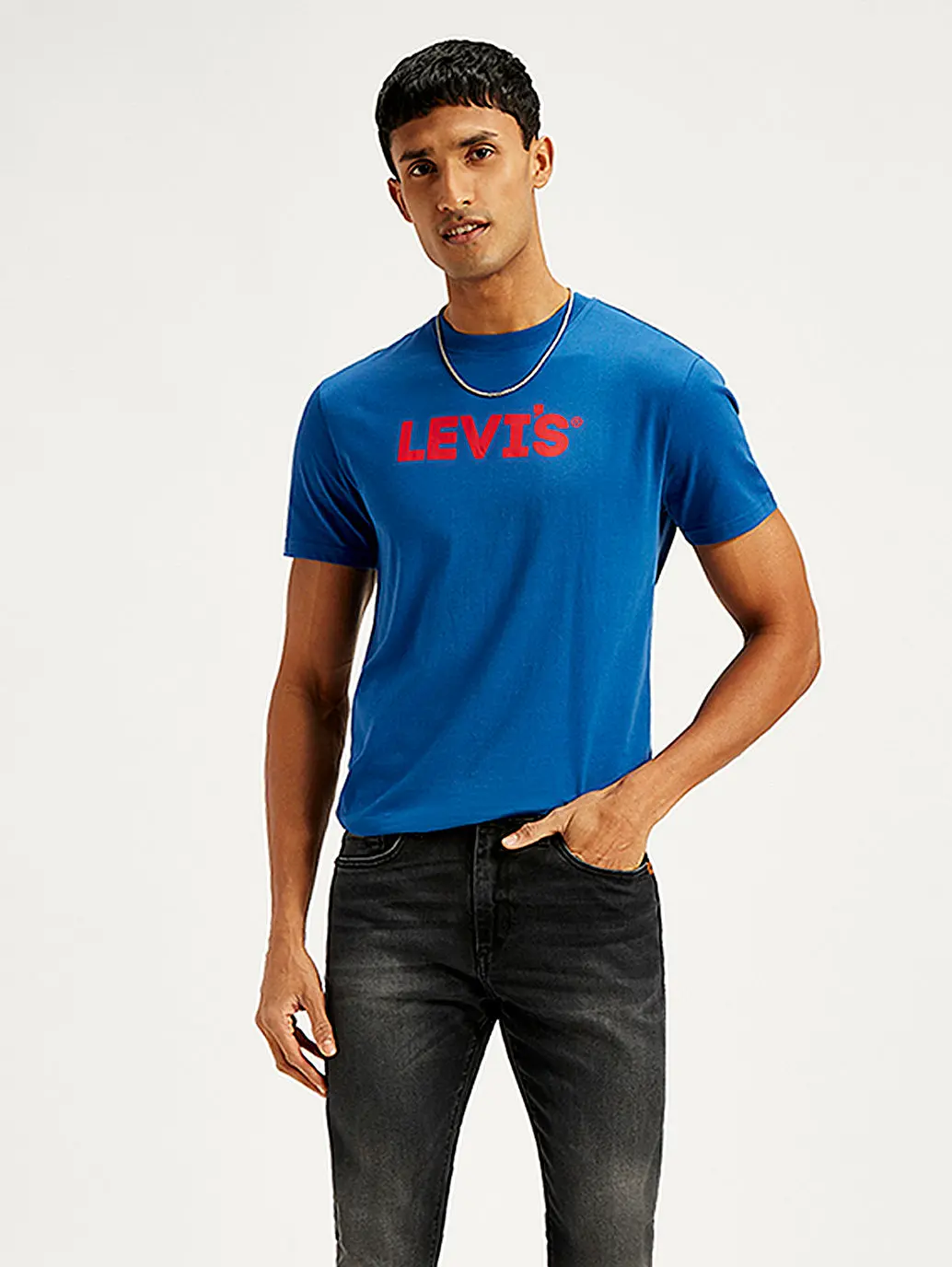 Men's Brand Logo Slim Fit T-Shirt 1