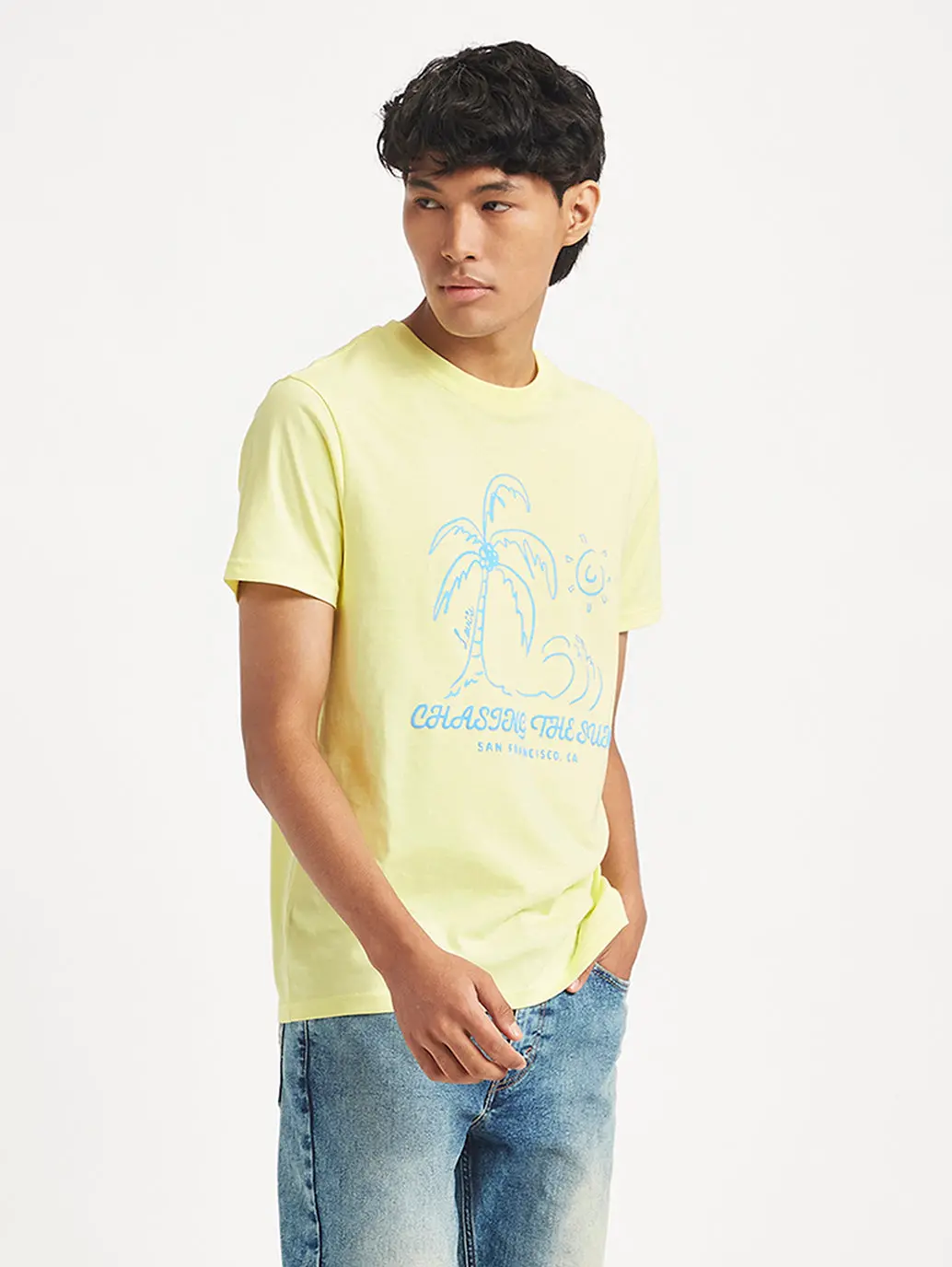 Men's Graphic Print Slim Fit T-Shirt 4